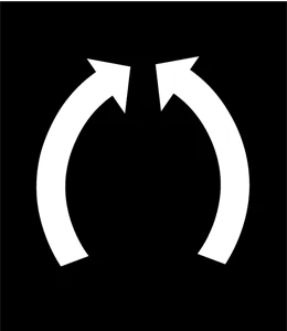 Biển báo 1.19 - Vạch báo hiệu thu hẹp phần đường xe chạy