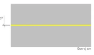 Biển báo 1.2 - Vạch phân chia hai chiều xe chạy (liền nét)