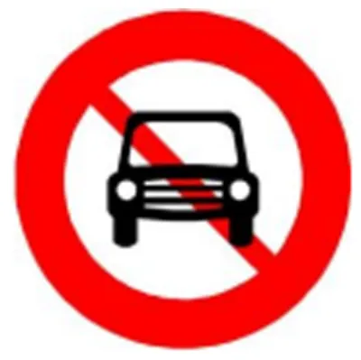 Biển báo 103a - Cấm ôtô