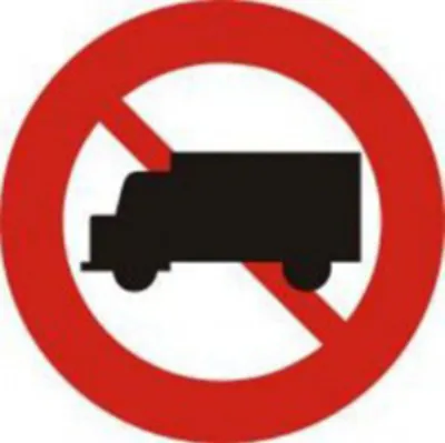 Biển báo 106 - Cấm ôtô tải