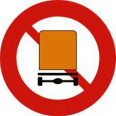 Biển báo 106c - Cấm ôtô tải (C)