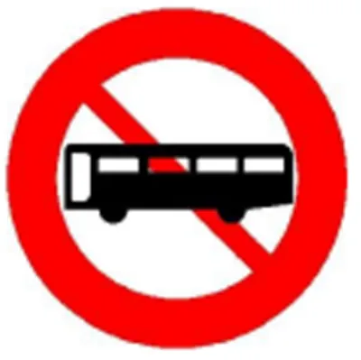 Biển báo 107a - Cấm ôtô khách và ôtô tải (A)