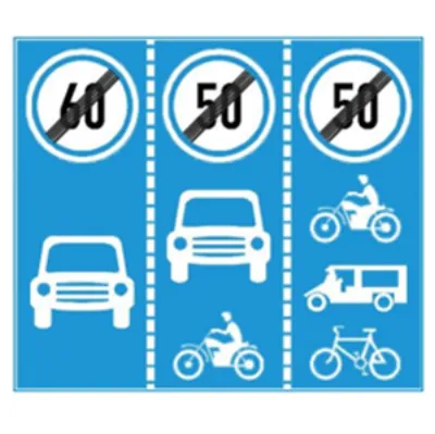 Biển báo 127d - Tốc độ tối đa cho phép (D)