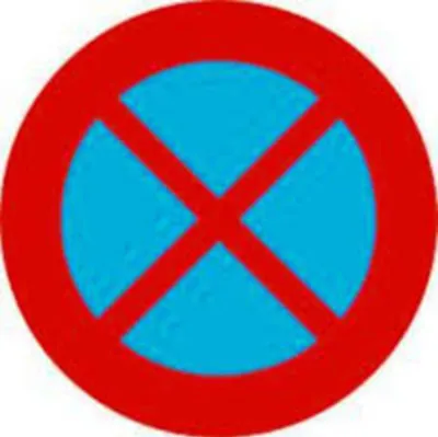 Biển báo 130 - Cấm dừng xe và đỗ xe