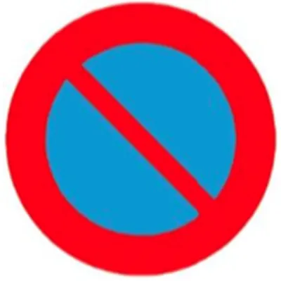 Biển báo 131a - Cấm rẽ trái (A)