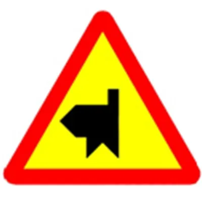 Biển báo 207k - Giao nhau với đường không ưu tiên (K)