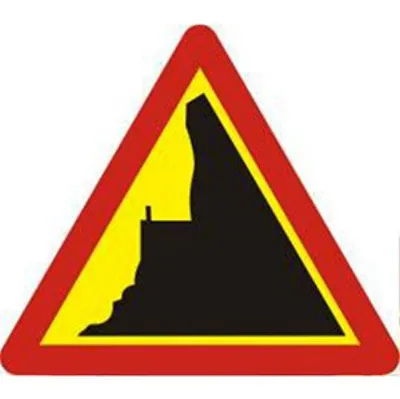 Biển báo 223b - Vách núi nguy hiểm (B)