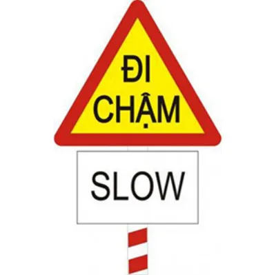 Biển báo 245b - Đi chậm (B)