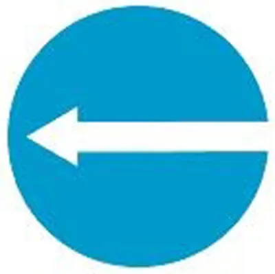 Biển báo 301c - Hướng đi phải theo