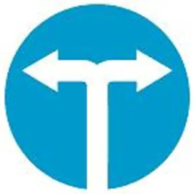 Biển báo 301h - Hướng đi phải theo