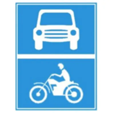 Biển báo 403b - Đường dành cho ôtô, xe máy
