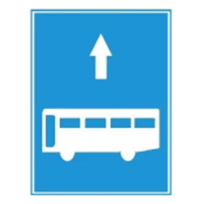 Biển báo 412a - Làn đường dành cho ôtô khách (A)