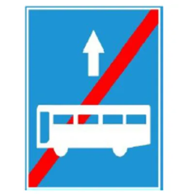 Biển báo 412i - Làn đường dành cho ôtô khách (I)