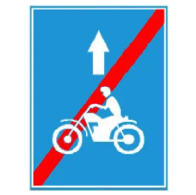 Biển báo 412l - Làn đường dành cho ôtô khách (L)