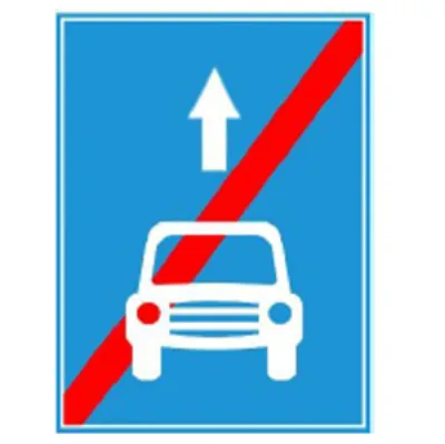 Biển báo 412n - Làn đường dành cho ôtô khách (N)