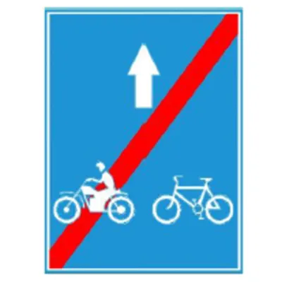 Biển báo 412o - Làn đường dành cho ôtô khách (O)