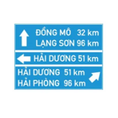 Biển báo 414d - Chỉ hướng đường (D)