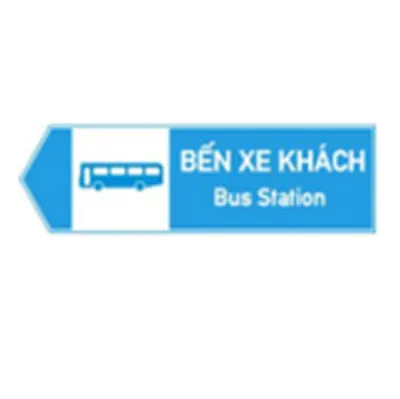 Biển báo 444d - Xe kéo moóc (D)