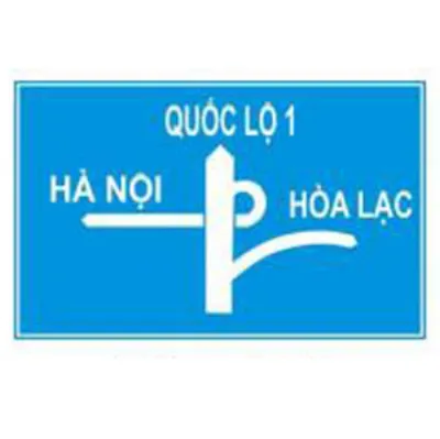 Biển báo 447a - Biển số I.447a “Biển báo cầu vượt liên thông”