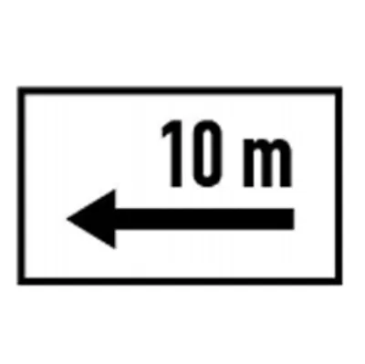 Biển báo S.H,3a - Biển phụ loại xe (A)